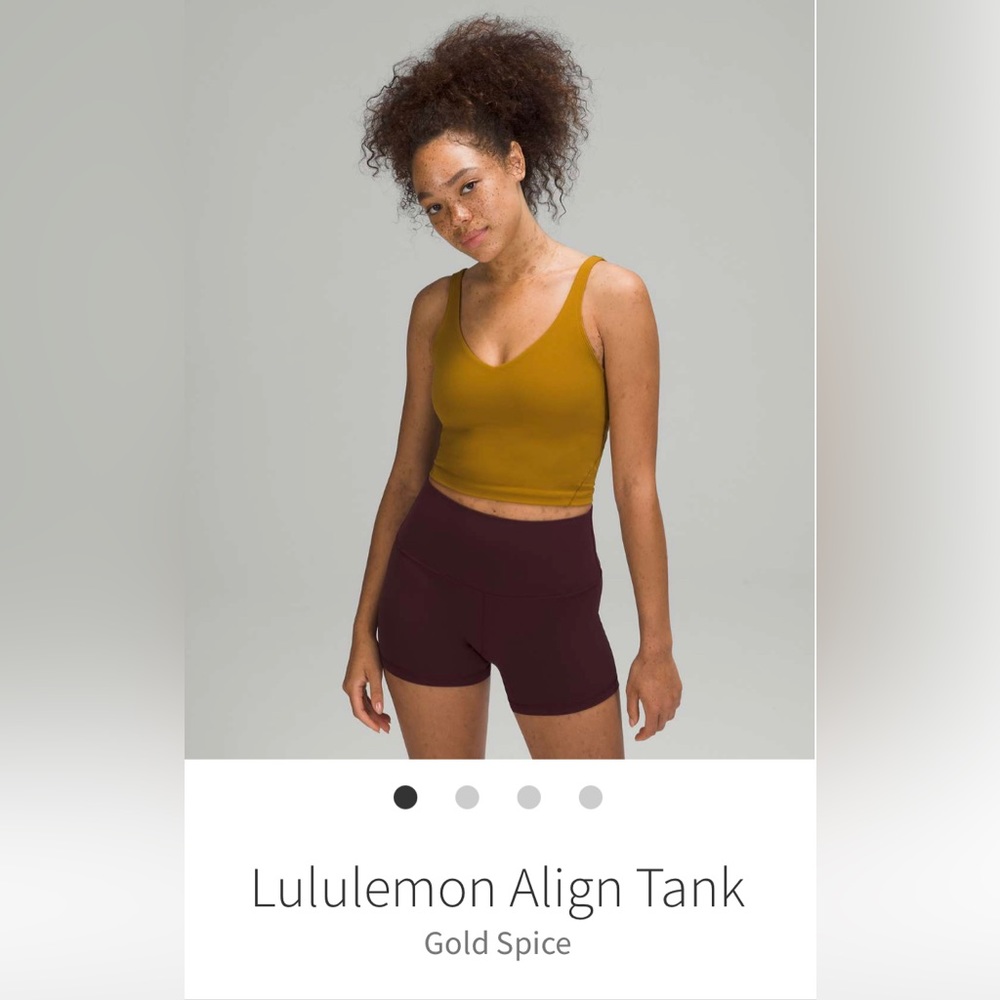 Lululemon Align Tank - Gold Spice - 14